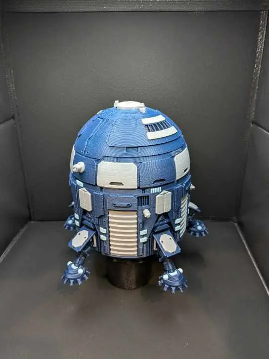 Beluga Dropship (Mech-Scale) - Exclusive Fortress Colors- Blue 1
