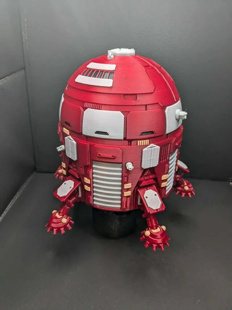 Beluga Dropship (Mech-Scale) - Exclusive Fortress Colors-Red 1