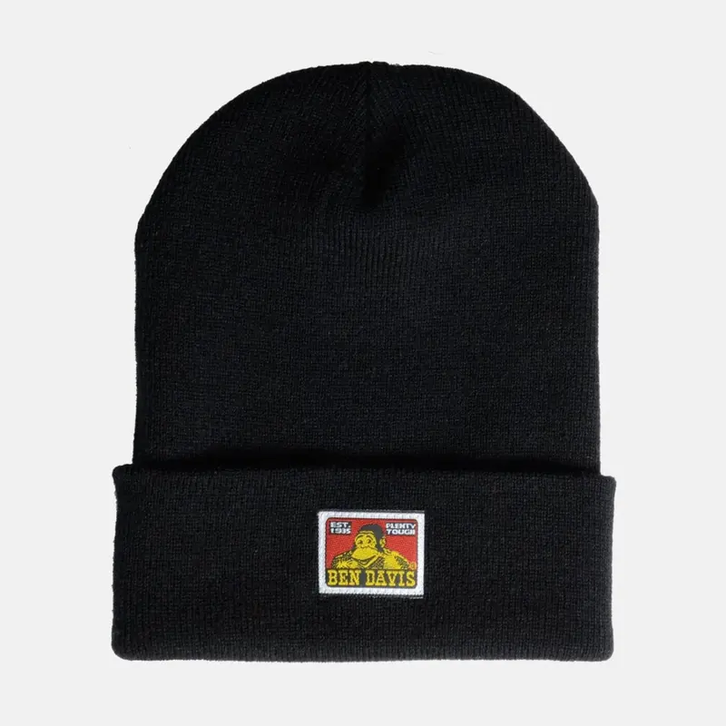 Ben Davis Marled Logo Patch Beanie 1