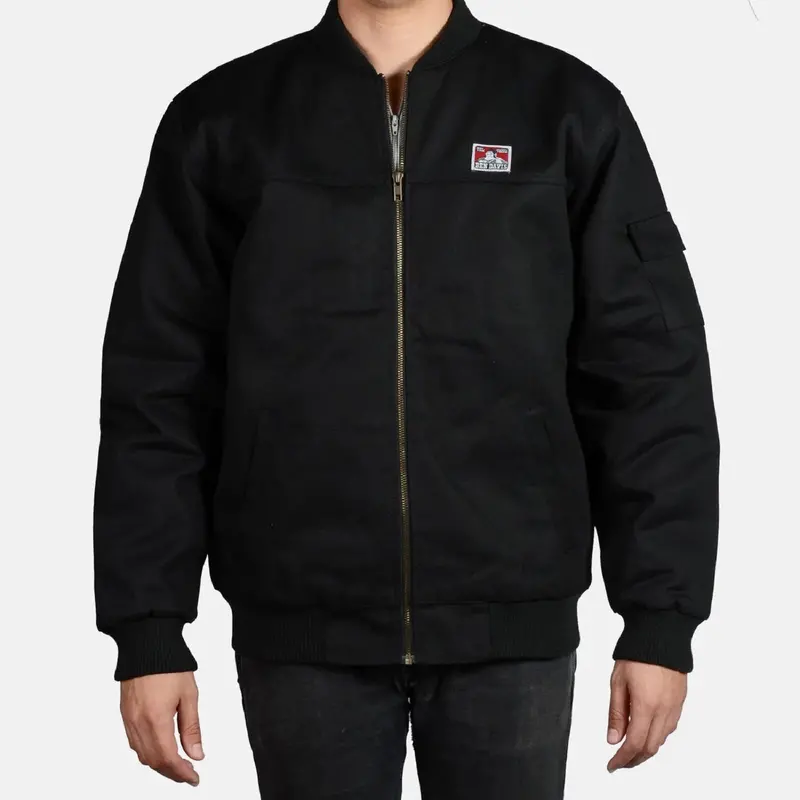 Ben Davis Men's Lined Bomber Jacket 1