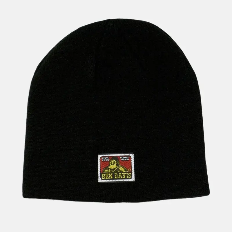 Ben Davis Skully Cap Logo Patch Beanie 1