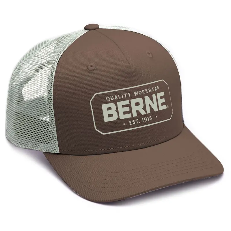 Berne Logo Trucker Hat H181 1