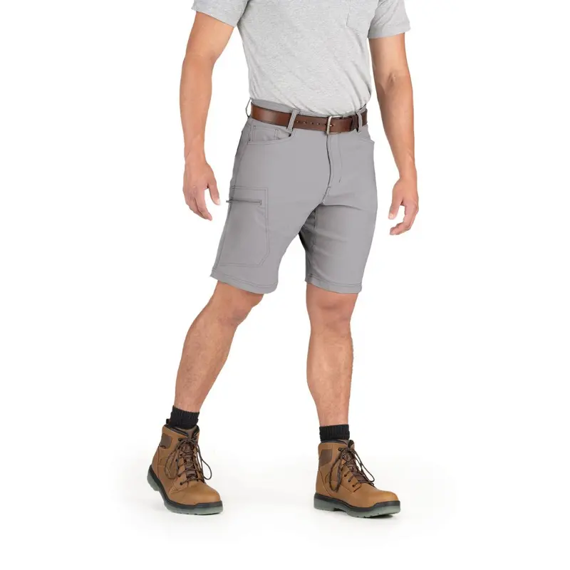 Berne Men's 10" Lightweight Flex Pro Short S813 - Smoke Grey 1