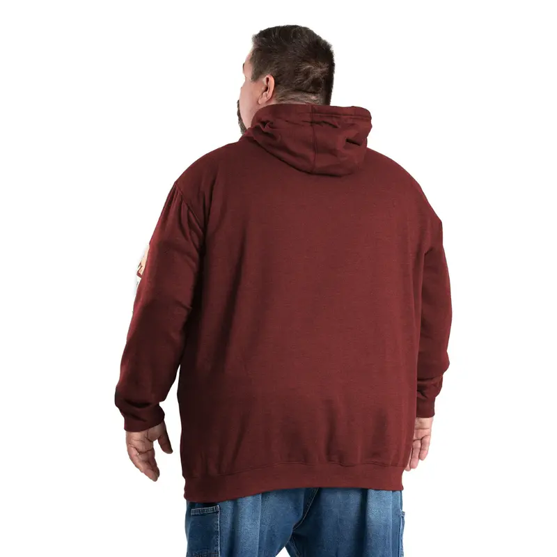 Berne Men's Signature Sleeve Hooded Pullover Sp401 - Brick Red 3
