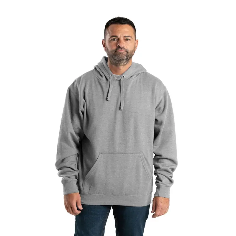Berne Men's Signature Sleeve Hooded Pullover Sp402 - Grey 1