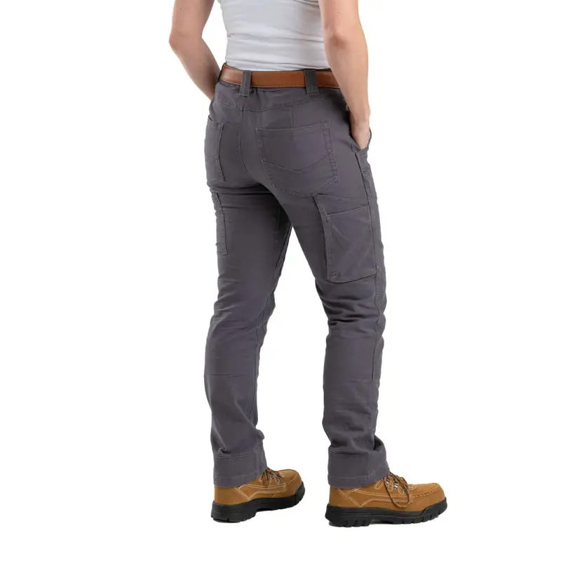 Berne Women's Flex Softstone Double-Front Duck Pant Wp922 - Titanium 3