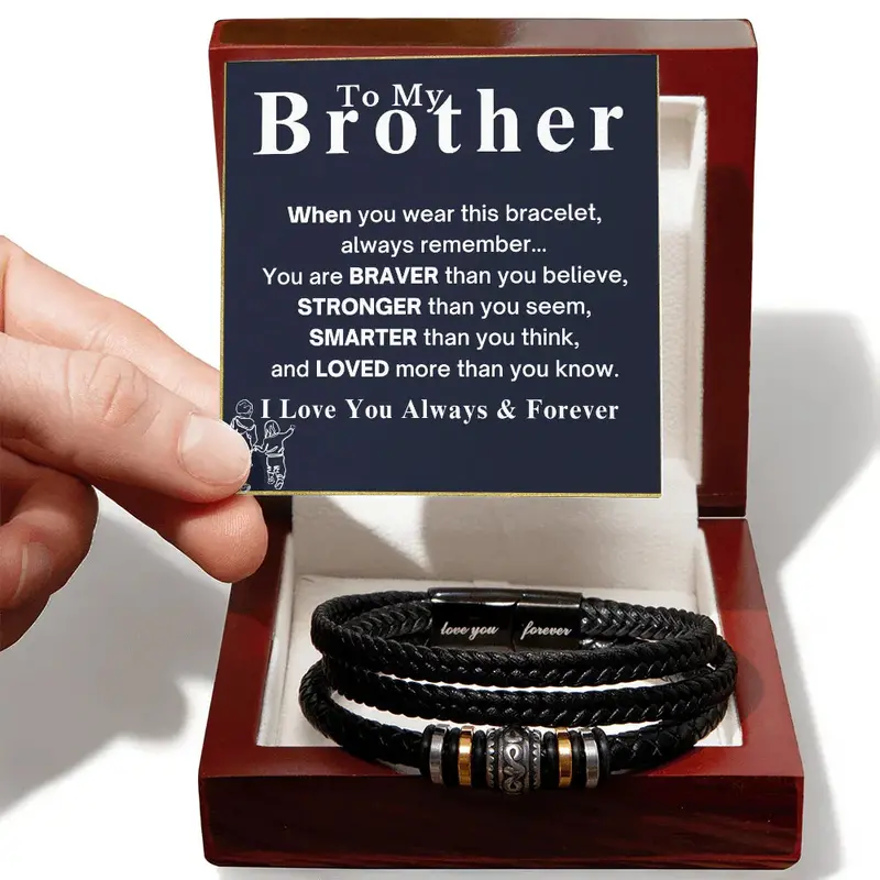 Best Gift For Brother . Love You Forever Bracelet 2
