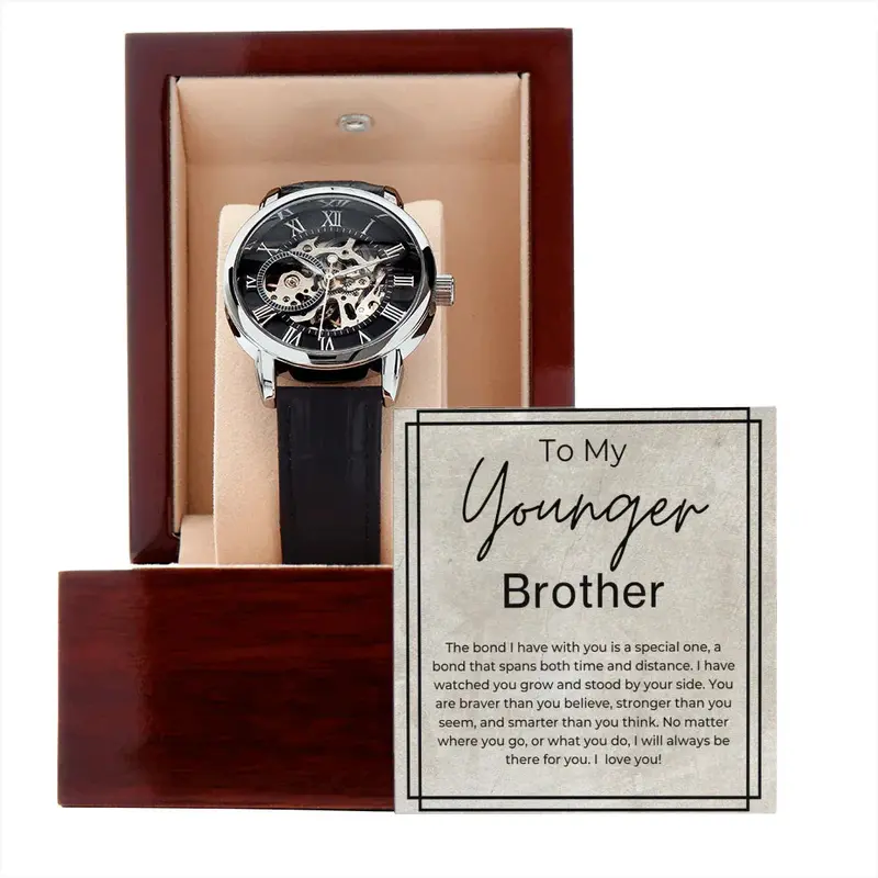 Best Gift For Brother . Openwork Watch 1