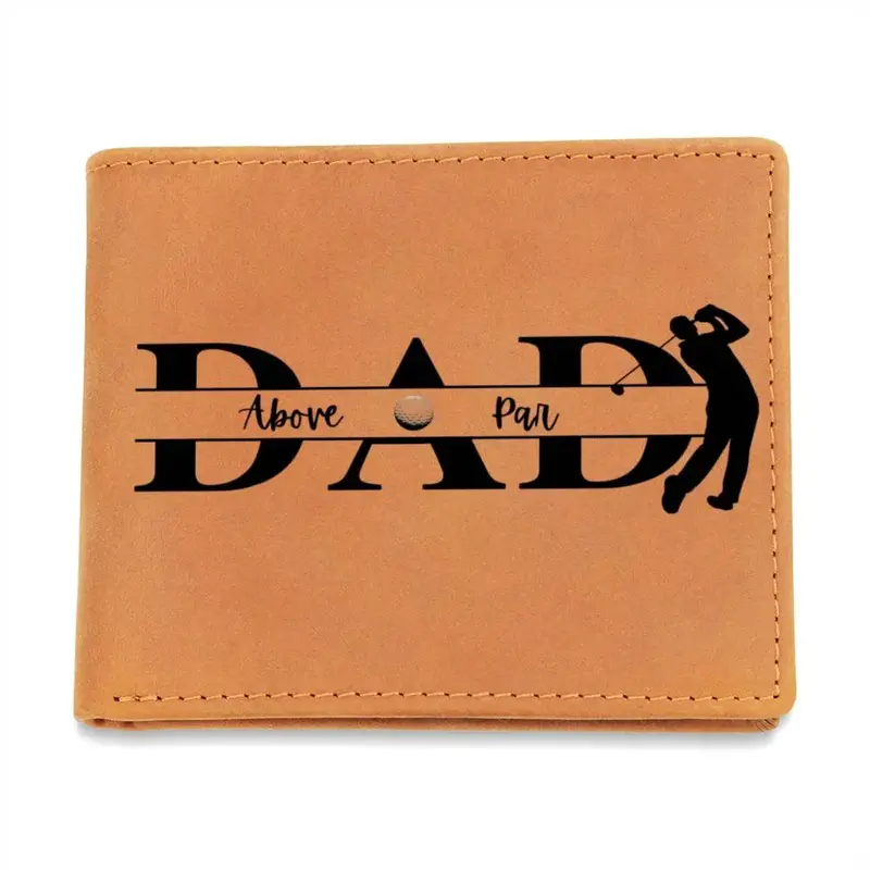 Best Gift For Dad . Graphic Leather Wallet 1