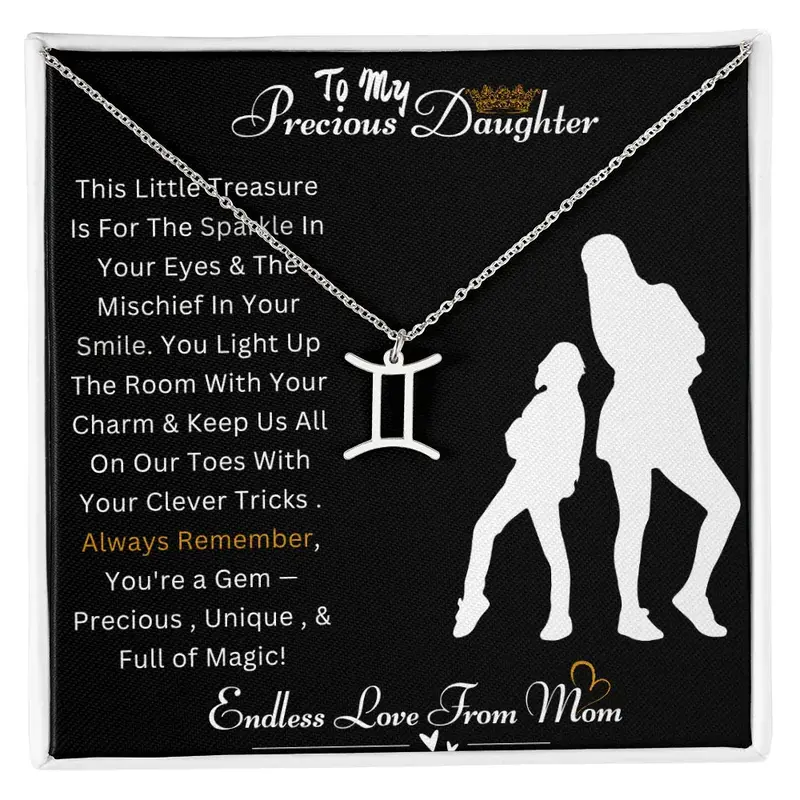 Best Gift For Daughter. Zodiac Symbol Necklace 11