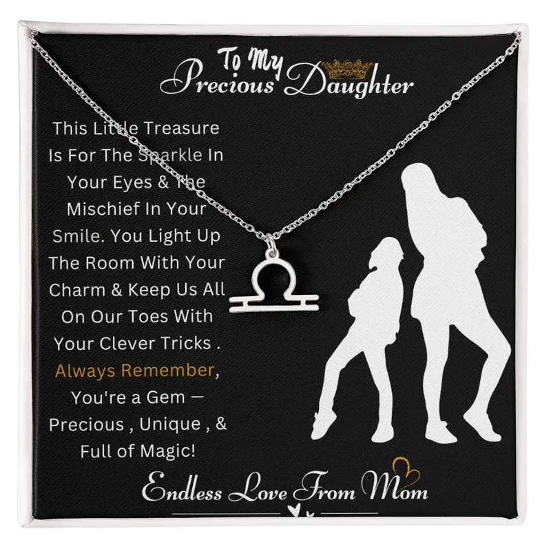 Best Gift For Daughter. Zodiac Symbol Necklace 27