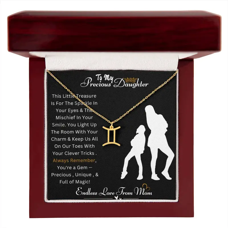 Best Gift For Daughter. Zodiac Symbol Necklace 30