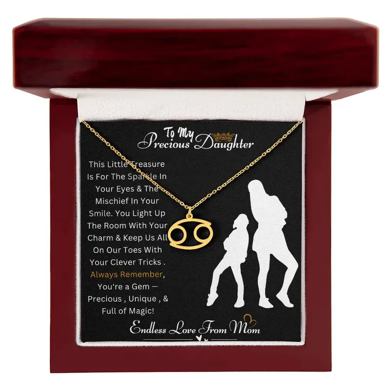 Best Gift For Daughter. Zodiac Symbol Necklace 32