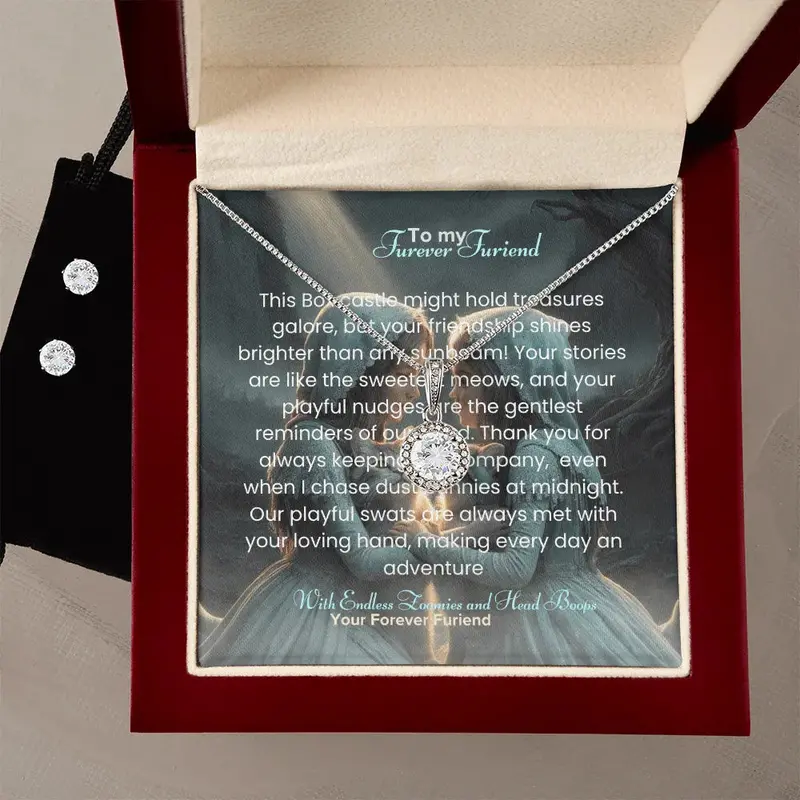 Best Gift For Friend . Eternal Hope Necklace & Earring Set 1