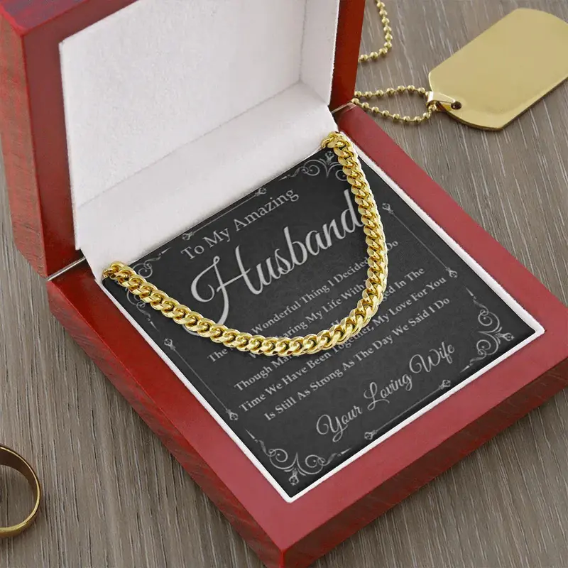 Best Gift For Husband . Cuban Link Chain 1