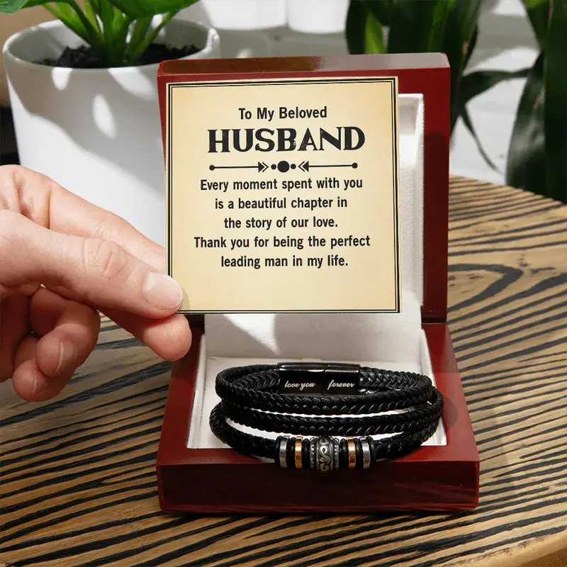 Best Gift For Husband . Love You Forever Bracelet 1