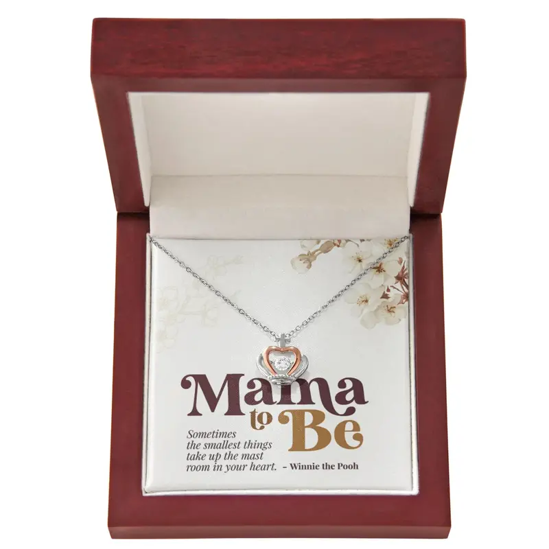 Best Gift For Mom. Crown Pendant Necklace 1