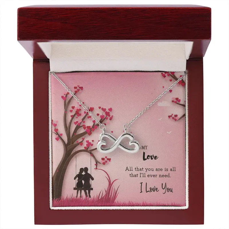 Best Gift For Wife. Endless Love Necklace 2