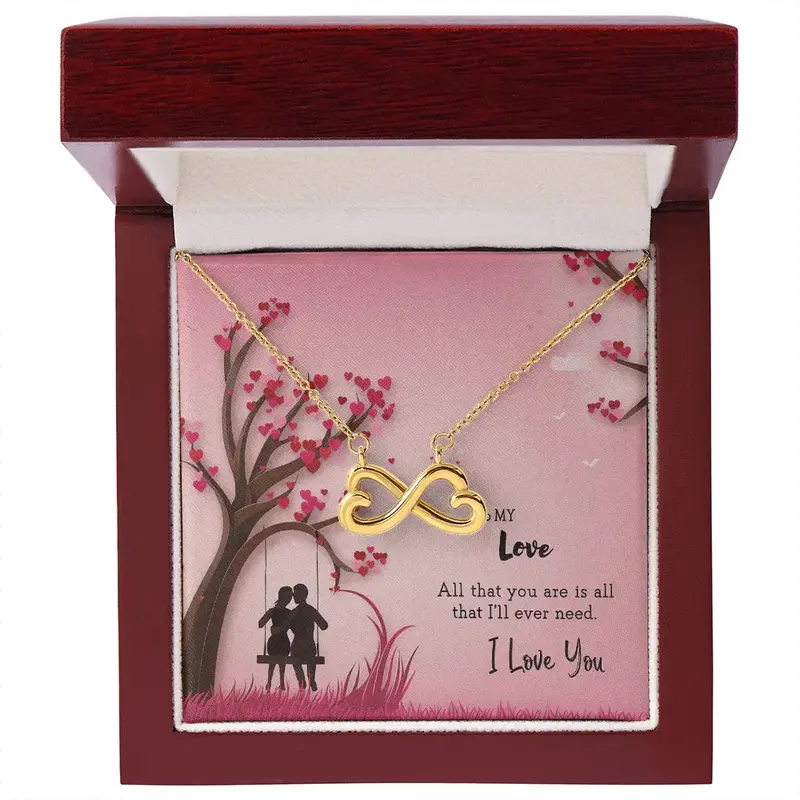 Best Gift For Wife. Endless Love Necklace 4