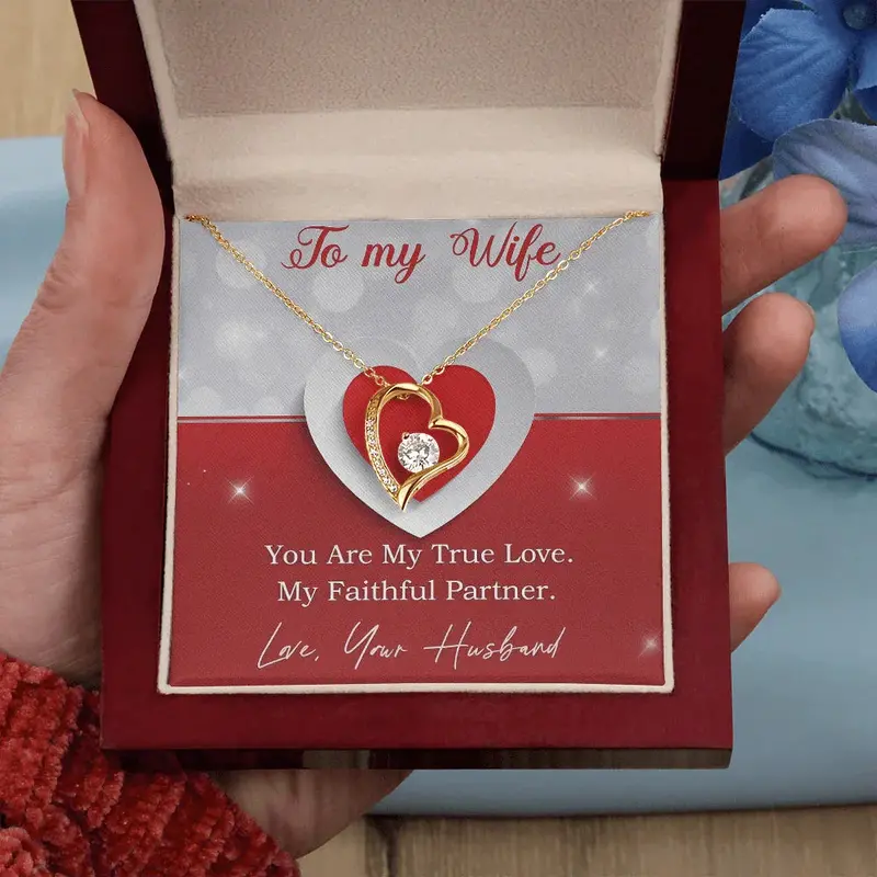 Best Gift For Wife. Forever Love Necklace 1