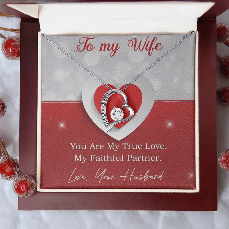 Best Gift For Wife. Forever Love Necklace 2
