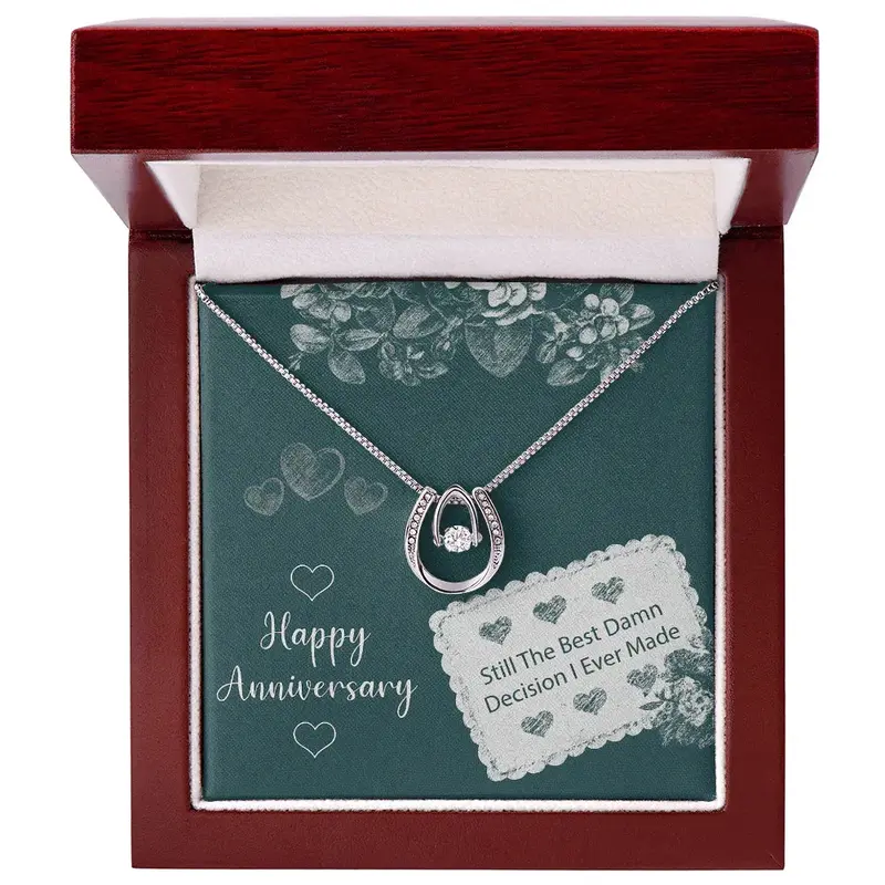 Best Gift For Wife. Lucky In Love Necklace 2