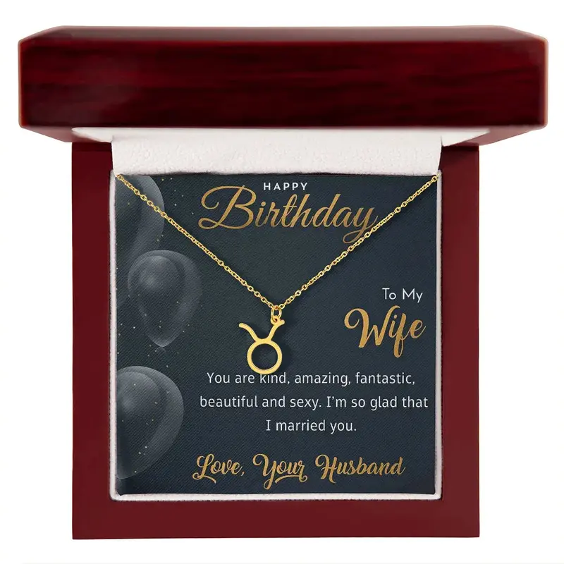 Best Gift For Wife. Zodiac Symbol Necklace 28