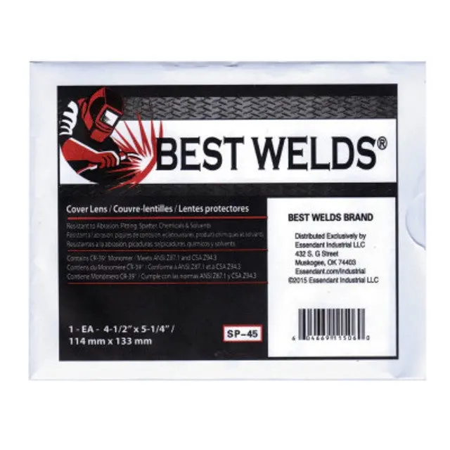 Best Welds Cover Lens 4-1/2"X5-1/4"  #Sp-45 1