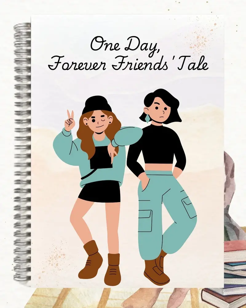 Bestie Fun Ruled Line Notebook 1