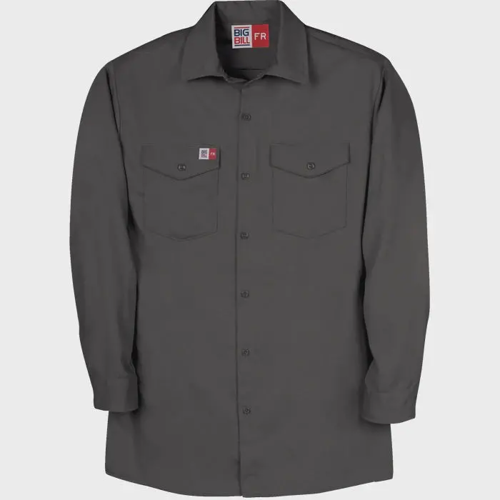 Big Bill Fr Ultra Soft Industrial Work Shirt #Tx231us7 1