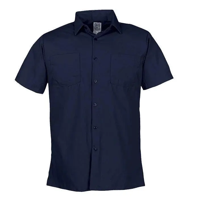 Big Bill Lightweight Poplin Short-Sleeve Industrial Work Shirt 1