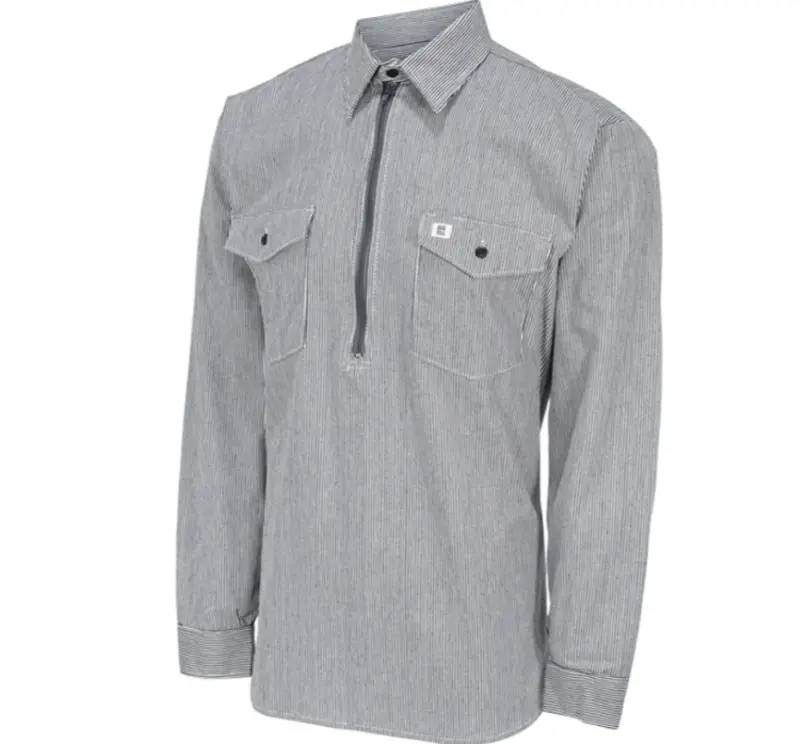 Big Bill Zip Up Hickory Long Sleeve Shirt 3