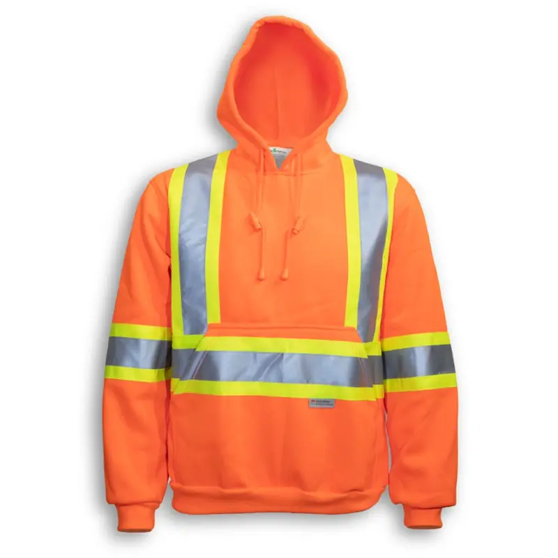 Big K Men's Hi-Vis 100% Polyester Hoodie Bk3550 1