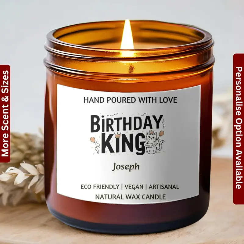 Birthday Candles Personalized Gift, Cute Birthday Gift, Friend Candle, Scented Candle, Funny Candle, Birthday Gift For Him 1