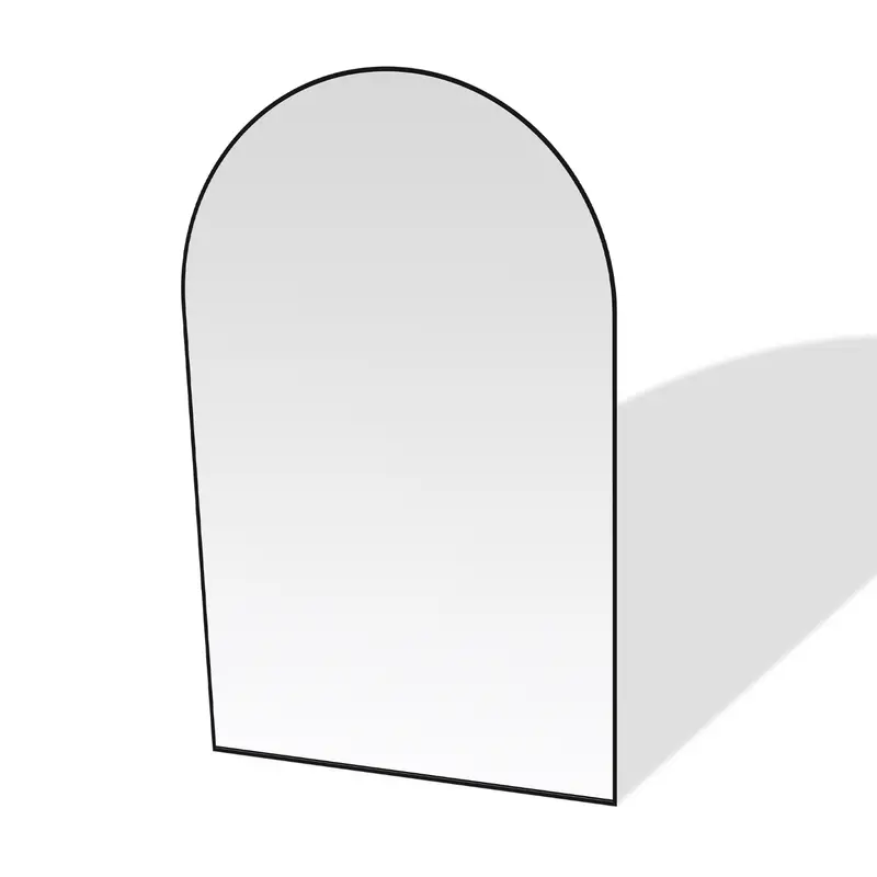 Black Arch Wall Mirror – Modern Metal Frame 2