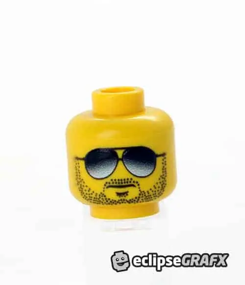 Black Aviator - Stubble - Yellow 1