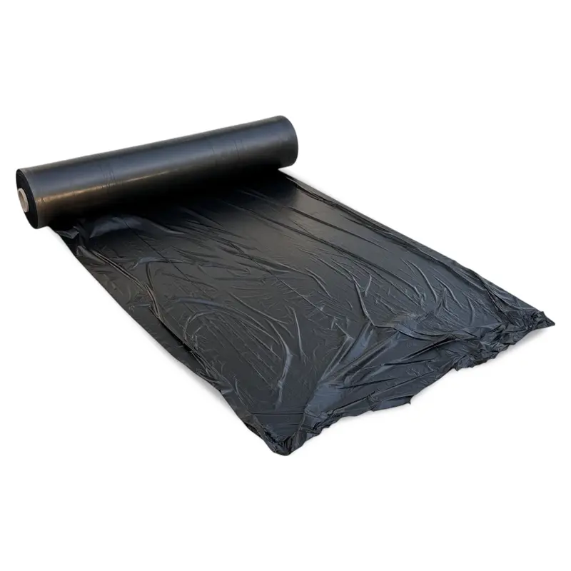 Black Cast Mulch Film Roll – 4 Ft X 3000 Ft, 1.25 Mil | High-Yield Garden Plastic Mulch 1
