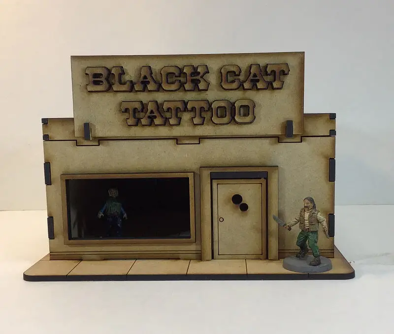 Black Cat Tattoo Shop 28Mm Terrain 1