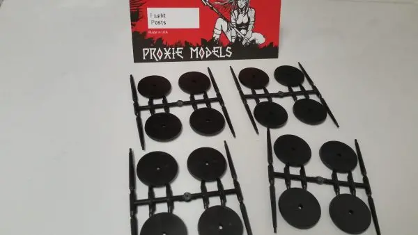 Black Flight Plastic Bases (Pack Of 16)- Proxie Models 1