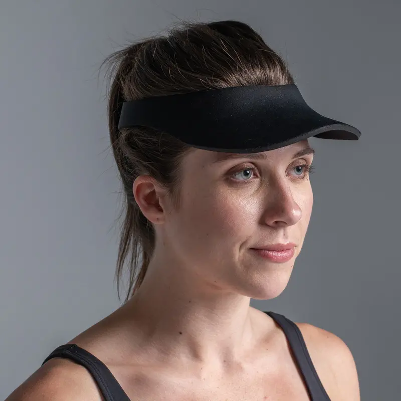 Black Neoprene Visor 1