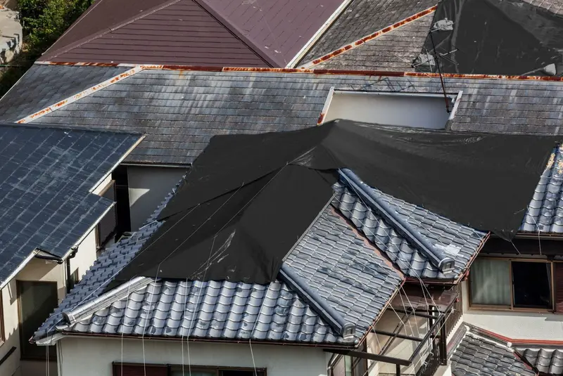 Black Poly Tarp - Roofing, Construction, Gardening - Made In Usa 7