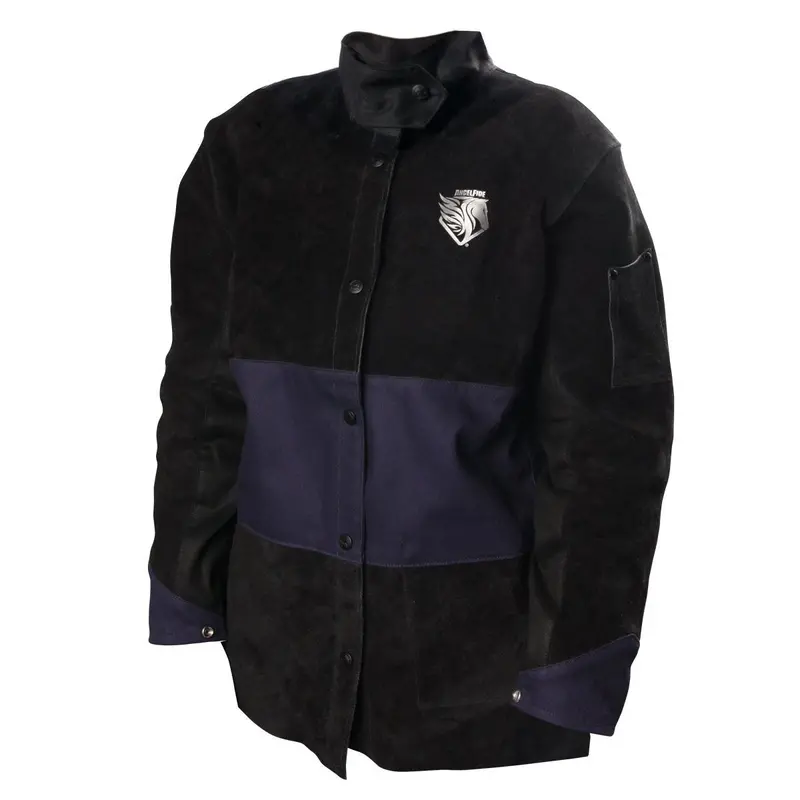 Black Stallion Angelfire® Women's Hybrid Welding Jacket, Navy & Black 1