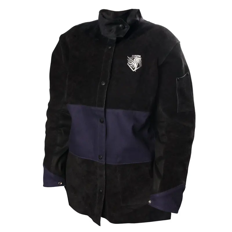Black Stallion Angelfire® Women's Hybrid Welding Jacket, Navy & Black 2