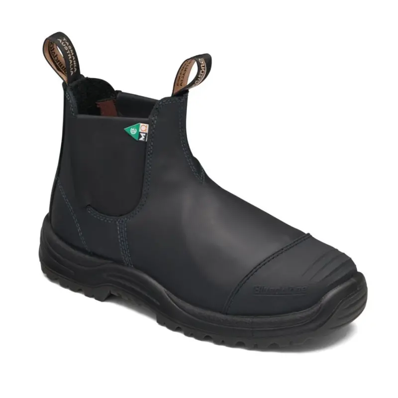 Blundstone 165 Unisex Ute Slip On Steel Toe Work Safety Boot With Met Guard 1