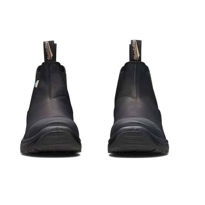 Blundstone 168 Unisex Slip-On Steel Toe Work & Safety Boot With Rubber Toe Cap - Black 5