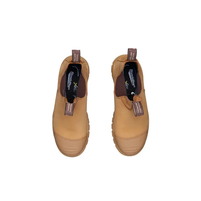 Blundstone 960 Xfr Unisex Slip-On Steel Toe Work And Safety Boot - Wheat 4