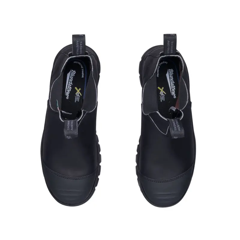 Blundstone 968 Xfr Unisex Slip-On Steel Toe Work And Safety Boot - Black 4