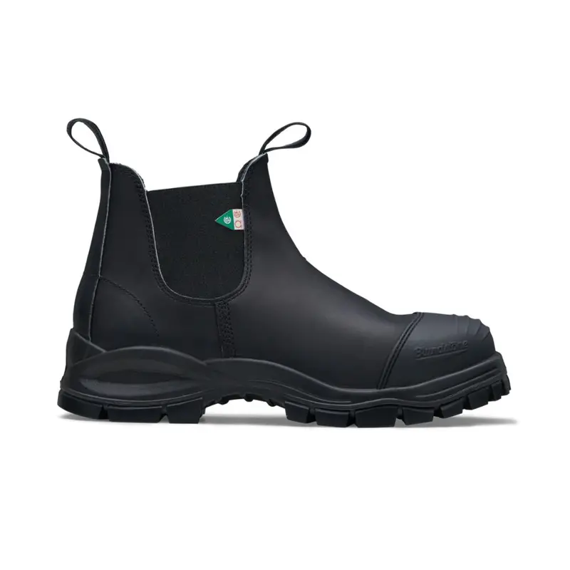 Blundstone 968 Xfr Unisex Slip-On Steel Toe Work And Safety Boot - Black 6