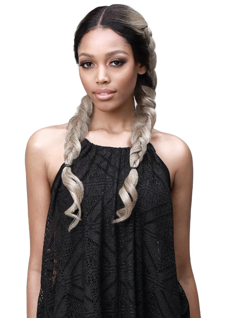 Bobbi Boss 100% Human Hair Blend Lace Front Wig Mblf230 Sana 3