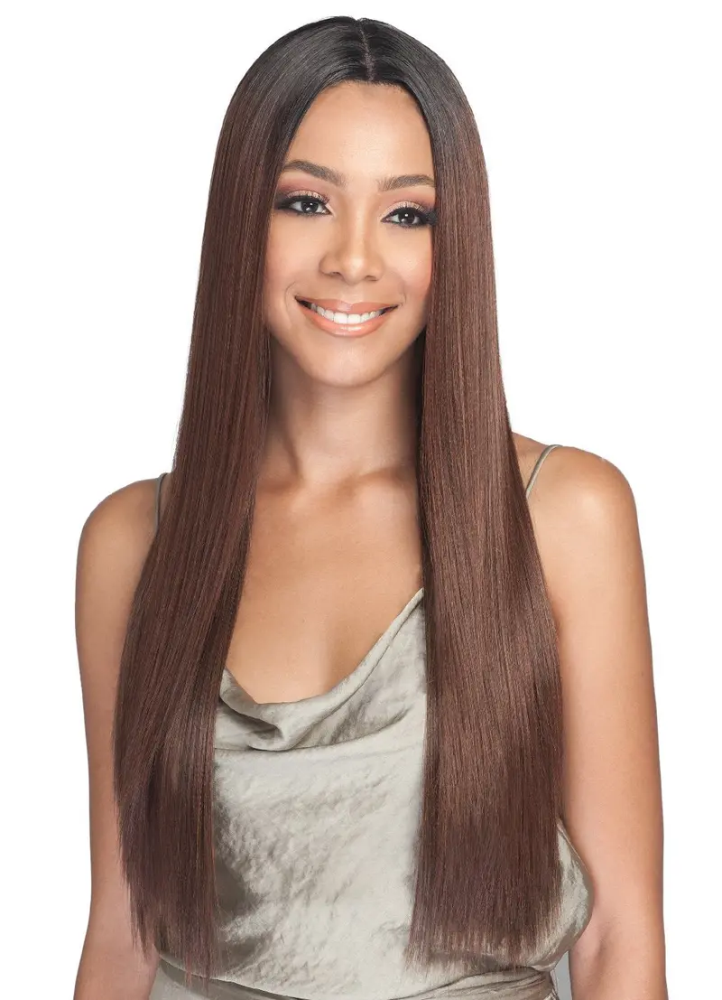 Bobbi Boss 100% Human Hair Blend Lace Front Wig Mblf230 Sana 7